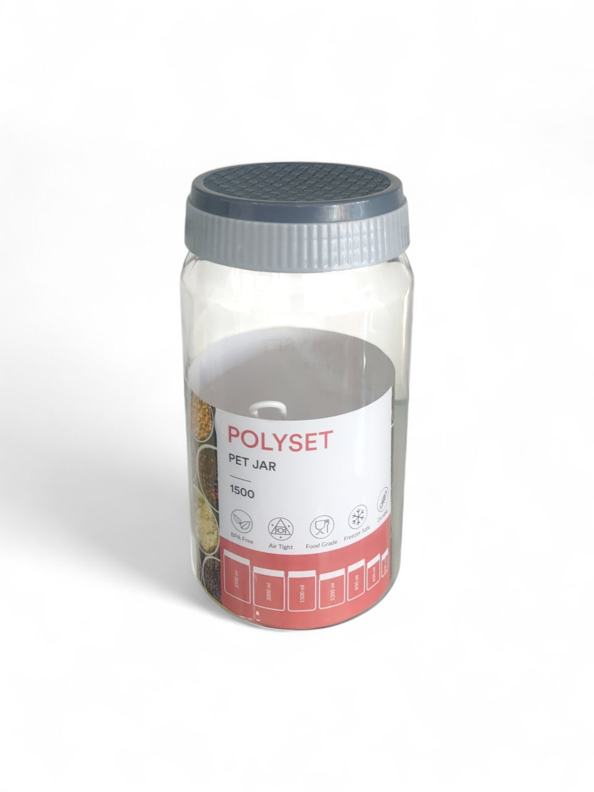 CREST 1500ML CONTAINER GREY CREST 1500ML CONTAINER GREY